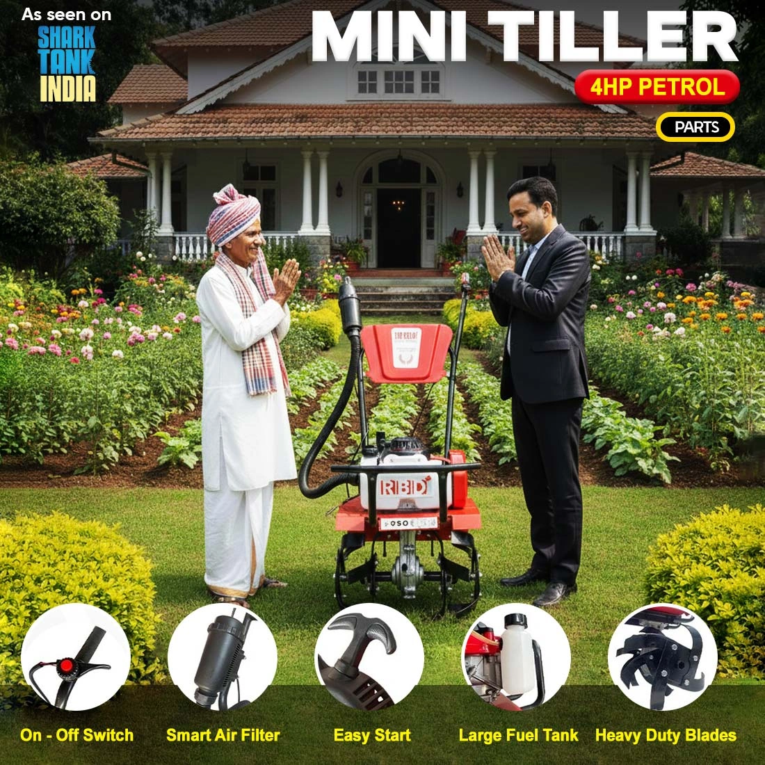 RBD 4 HP 4Stroke Mini Weeder RBD 4 HP 4Stroke Mini Weeder