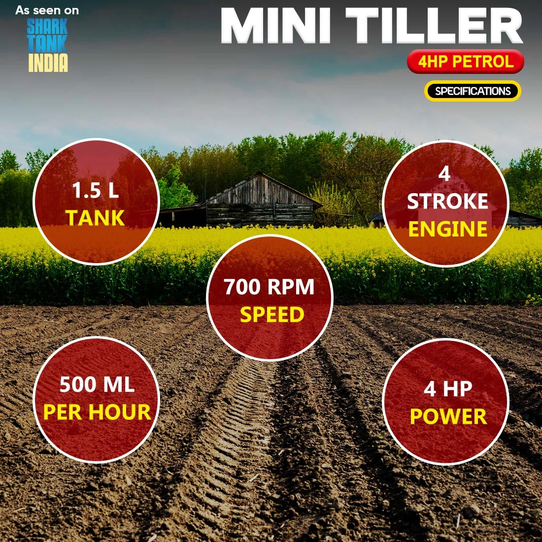 RBD 4 HP 4Stroke Mini Weeder RBD 4 HP 4Stroke Mini Weeder