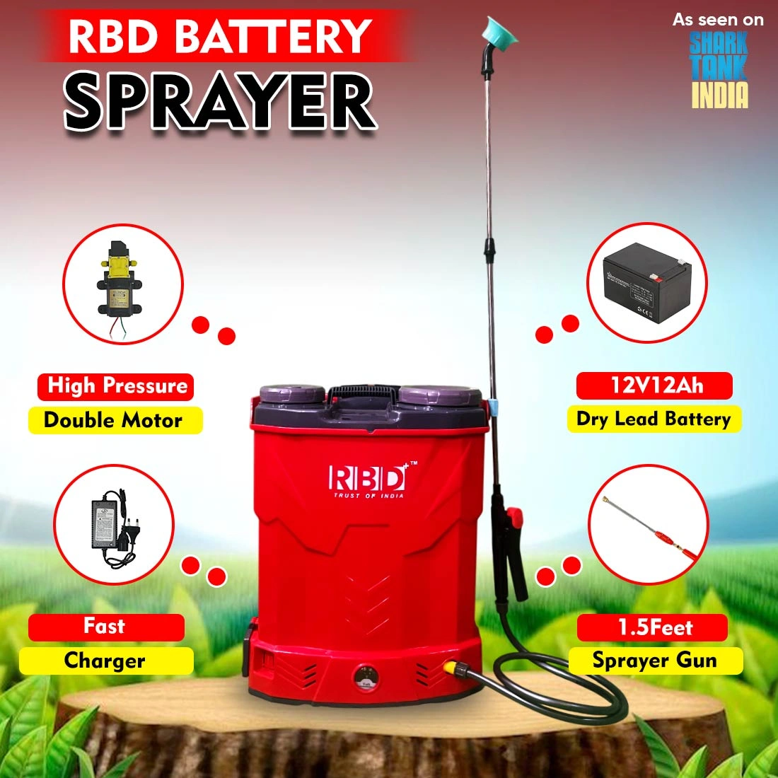 20L Battery Sprayer-Dual Motor 20L Battery Sprayer-Dual Motor