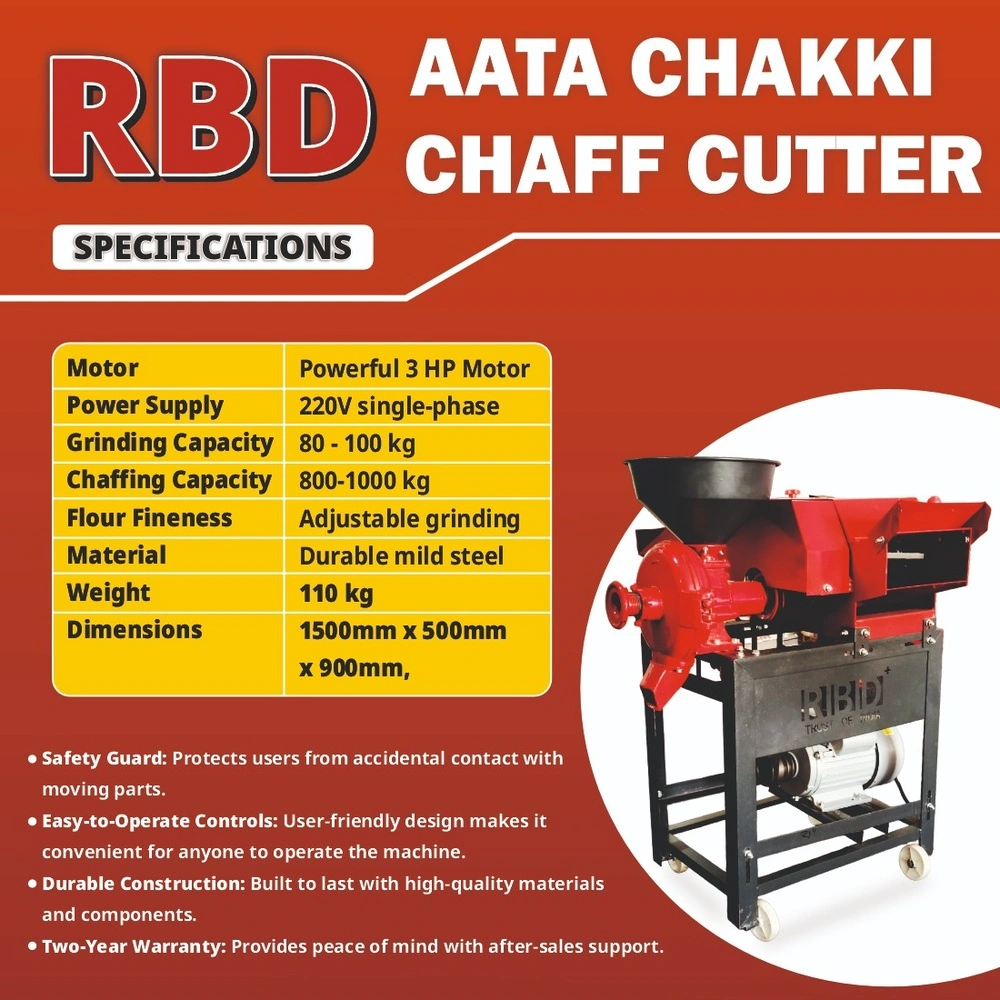 Chaff Cutter with Aata Chakki Without Motor Chaff Cutter with Aata Chakki Without Motor