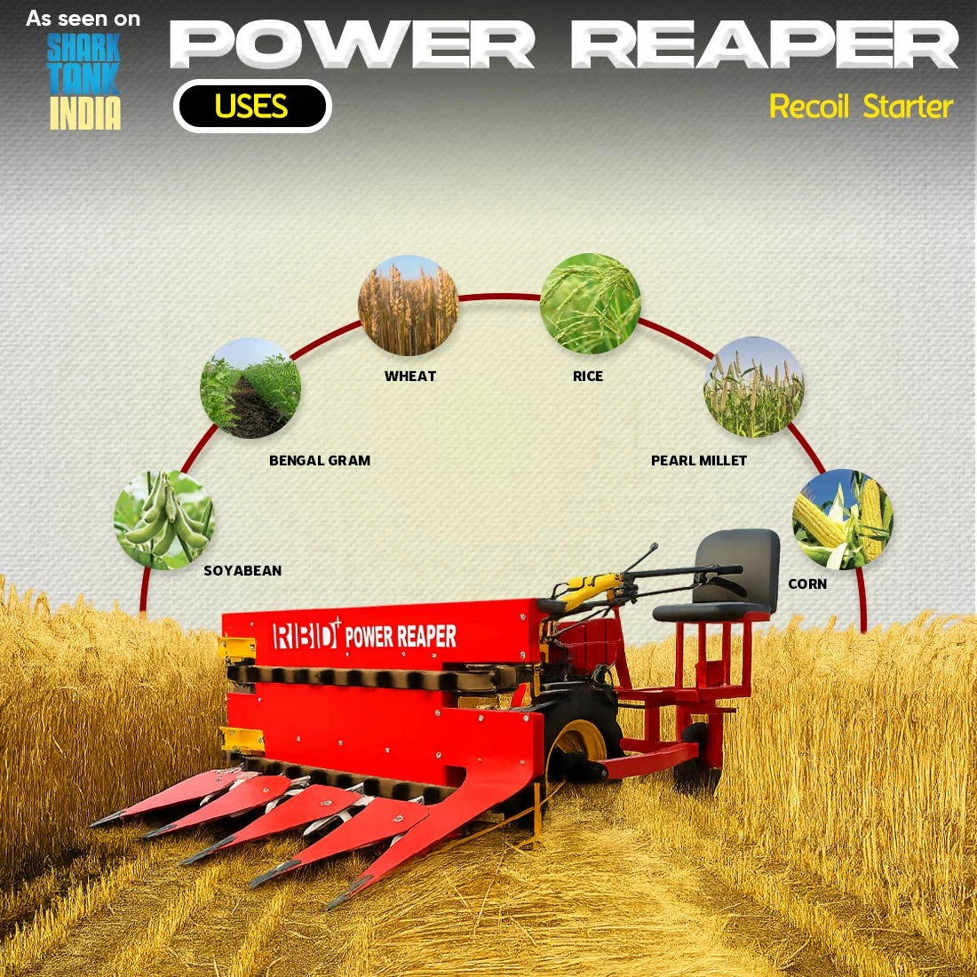 RBD-Power-Reaper-with-seat 5HP RBD-Power-Reaper-with-seat 5HP